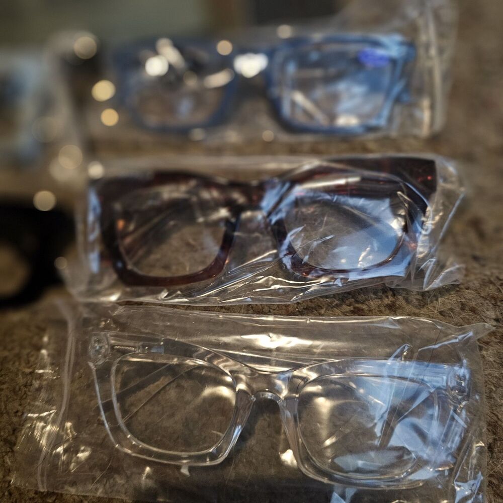 CCVOO 5 Pack Reading Glasses Assorted Colors 2.75 Magnification - Picture 4 of 9